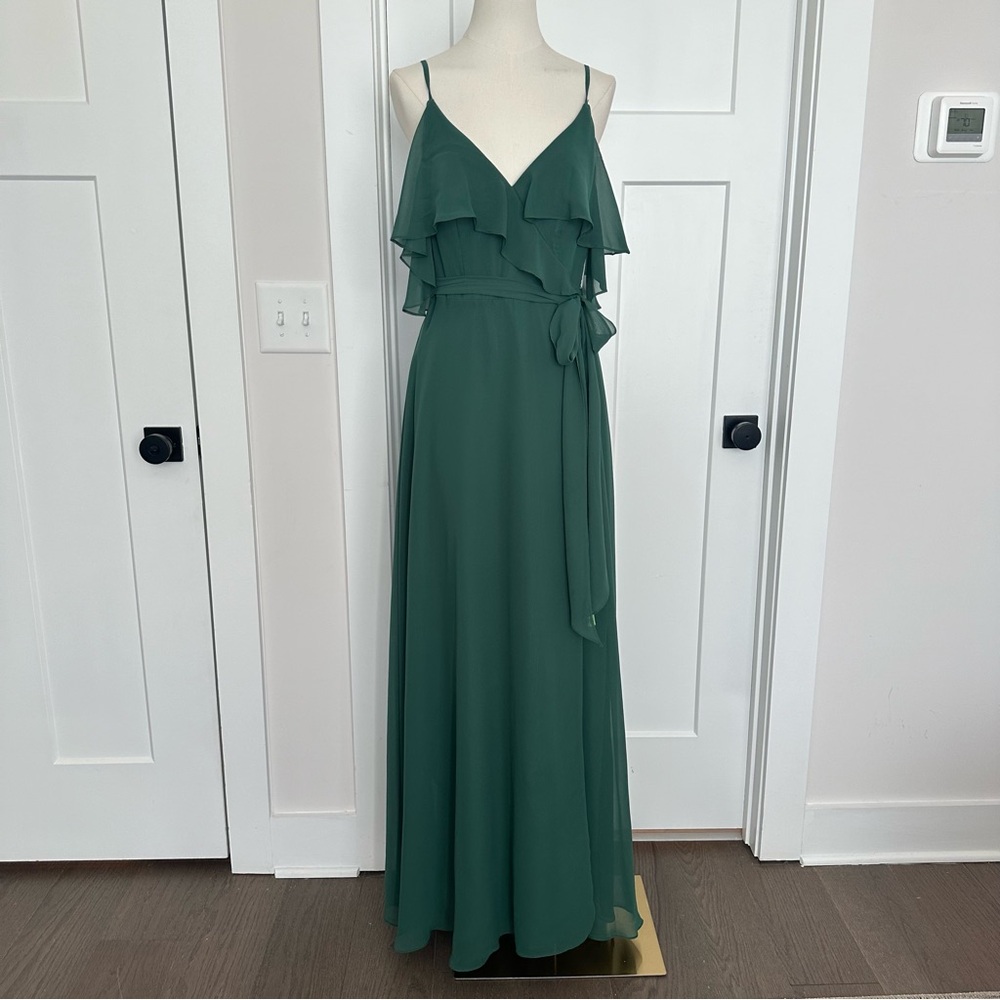 Dark Green Azazie Vianna Bridesmaid Gown | Unaltered Size A6